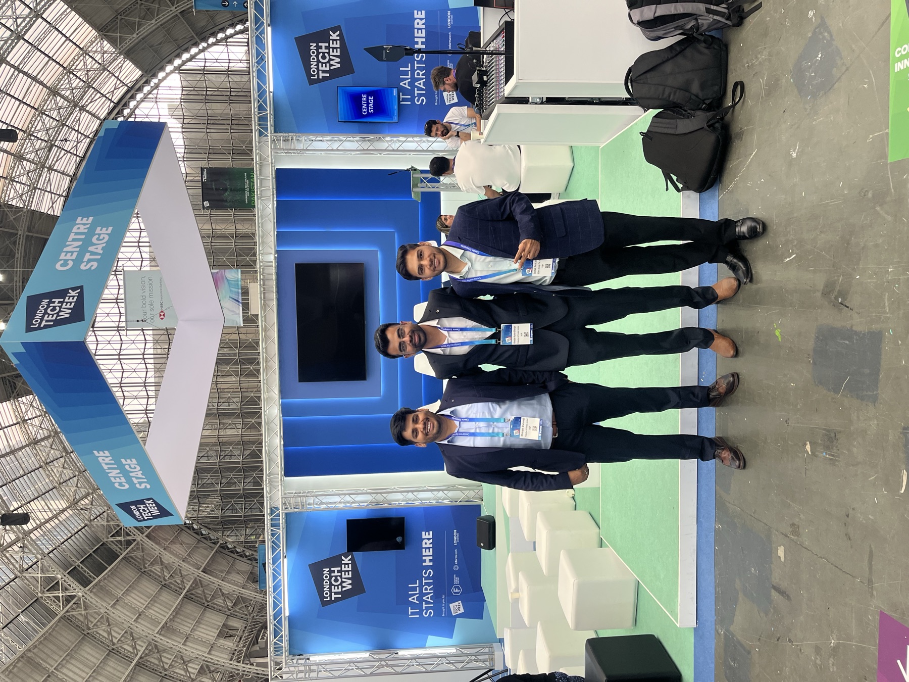 Group photo at London Tech Week’s Centre Stage